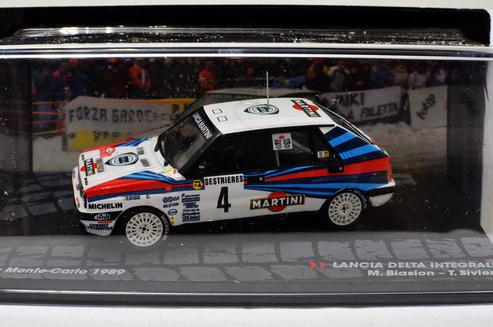 MIKI BIASION, TIZIANO SIVIERO 1989 MARTINI LANCIA DELTA INTEGRALE 1:43